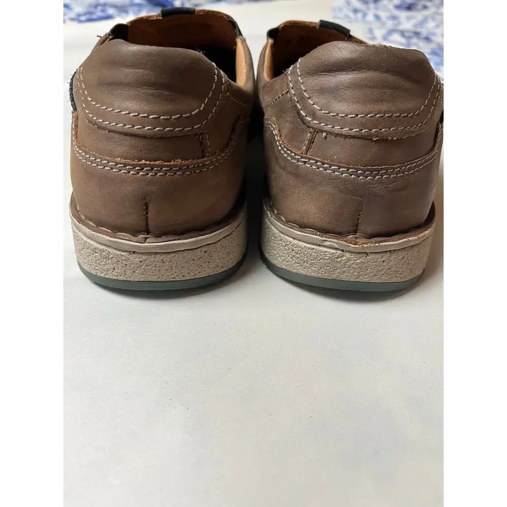 Josef Seibel | Men's Size 42 Ruben Slip-On Brown Leather Loafer